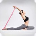 thumbnail image 3 of Correa de yoga Banda elástica con hebilla de anillo de metal ajustable | Estiramiento físico para yoga, pilates, 3 of 5