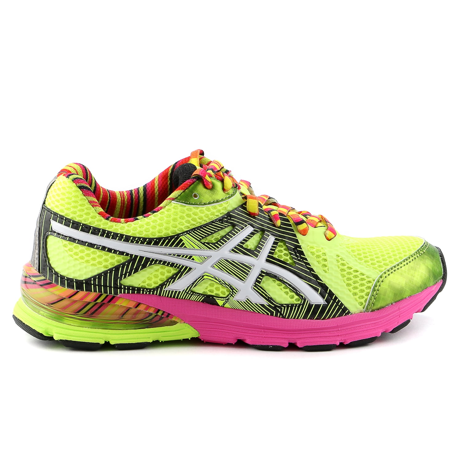 asics black and yellow