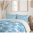 thumbnail image 5 of Ambesonne Watercolor Duvet Cover Set, Japan Flower, 2-Calking, Sky Blue, 5 of 6
