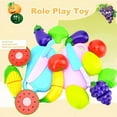 thumbnail image 2 of 6Pcs/Set Role Play Toy Exquisite Smooth Surface Real-looking Cut Fruit Pretend Play Educational Toys for Kids, 2 of 6