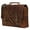 Brown, variant on 16 inch Genuine Leather Briefcase Bag - Crossbody Laptop Satchel by Rustic Town