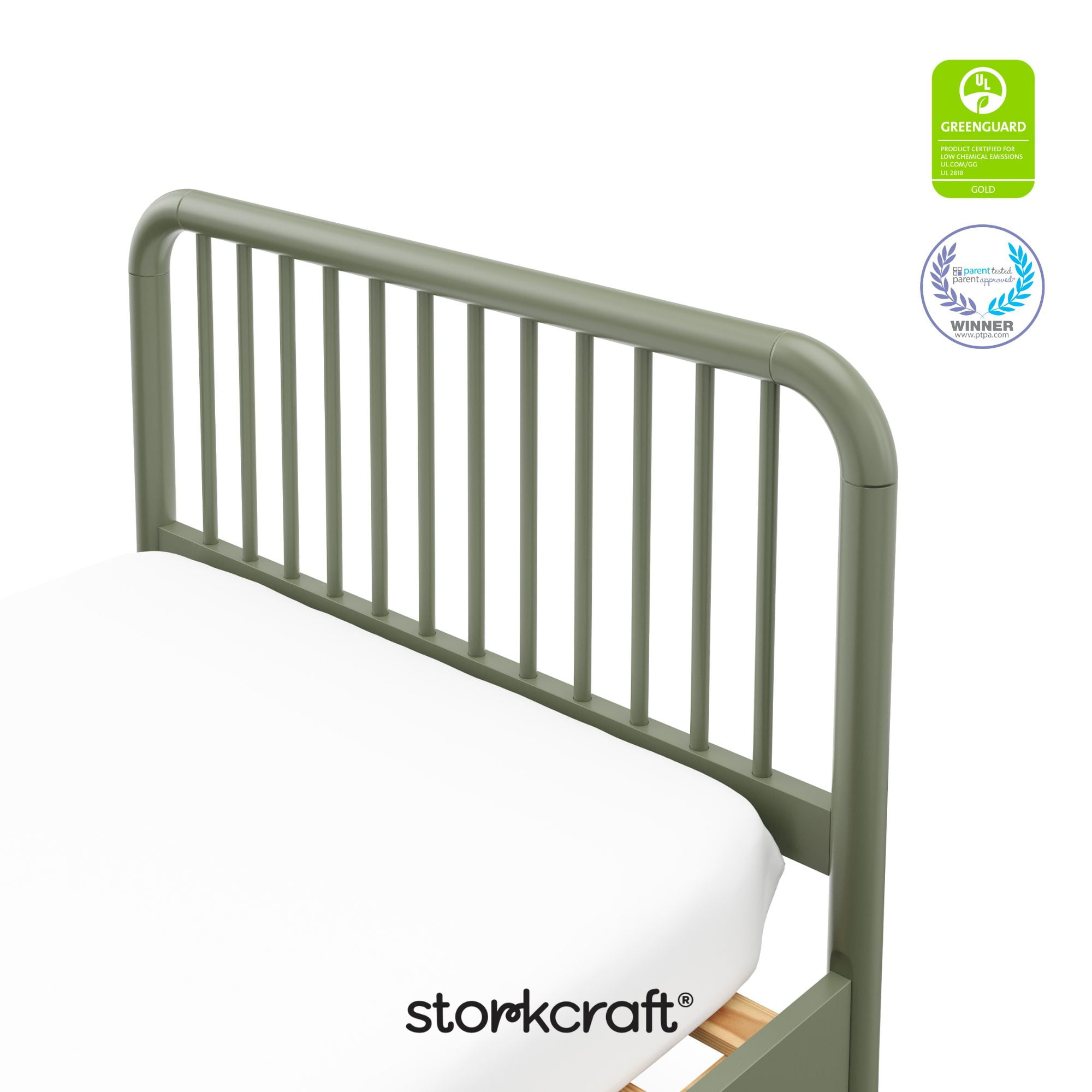 Storkcraft Porto Twin Bed, Olive