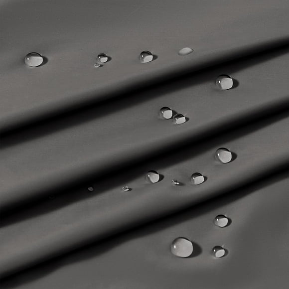 Tela MaiMaiSuan 400T gris mate de tafetán de nailon, 5 m, impermeable