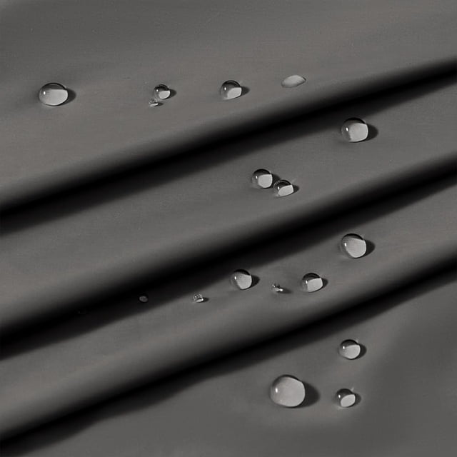 Tela MaiMaiSuan 400T gris mate de tafetán de nailon, 5 m, impermeable