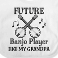 thumbnail image 4 of Inktastic Future Banjo Player Like Grandpa Boys or Girls Baby Bib, 4 of 4