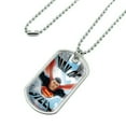 thumbnail image 2 of Superman Man of Steel Military Dog Tag Pendant Necklace with Chain, 2 of 5