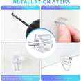 thumbnail image 3 of 3mm Shelf Support Pins Clear Plastic Support Small Cabinet Shelf Pins Cabinets (20pcs), 3 of 5
