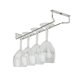thumbnail image 5 of Monstrate Sola debajo del gabinete Stemware Rack Barra de cocina Alambre de acero inoxidable Soporte para colgar copas de vino Type3 NO3 Monstrate HA0679-02B, 5 of 6