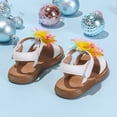 thumbnail image 5 of enyan Summer Shoes for Girls Kids Sandals Boys Girls Slide Summer Non-slip Toddler Slippers with Adjustable Straps for Indoor & Outdoor,Multicolour,Size 12, 5 of 7