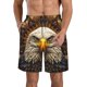 thumbnail image 1 of Fotbe Vintage Pattern Bald Eagle Trajes de Baño Estampados para Hombre, Shorts de Verano de Secado Rápido, Ropa de Playa, Bañadores-Medium, 1 of 6