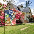 thumbnail image 6 of (2 pack) Anley American Summer Welcome Decorative Garden Flags Double Sided  18 x 12.5 Inch, 6 of 8