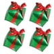 thumbnail image 4 of ColoMX 4pcs fiesta de aluminio papel de aluminio presente globos globos de lámina cubosa con cinta, 4 of 8