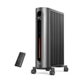 thumbnail image 1 of Dreo Calentador de radiador lleno de aceite, calentador radiante de 1500 W con control remoto, termostato digital, 4 modos, temporizador de 24 horas, 10 protecciones de seguridad, bloqueo para niños,, 1 of 5