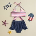 thumbnail image 5 of LUOGENLI Girls Swimsuit Size 8 Shorts Bikini Sets for Girls Plaid Bikini Kids Bathing Suits 2 Piece Swimsuit Girls Swimsuits Size 14-16 Rash Guard Set Girls Swimsuit Tankini Red 6-12 Months, 5 of 9