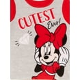 thumbnail image 2 of Disney Minnie Mouse Girls Pajama and Robe Set, 3 Piece, Sizes 4-8, 2 of 5