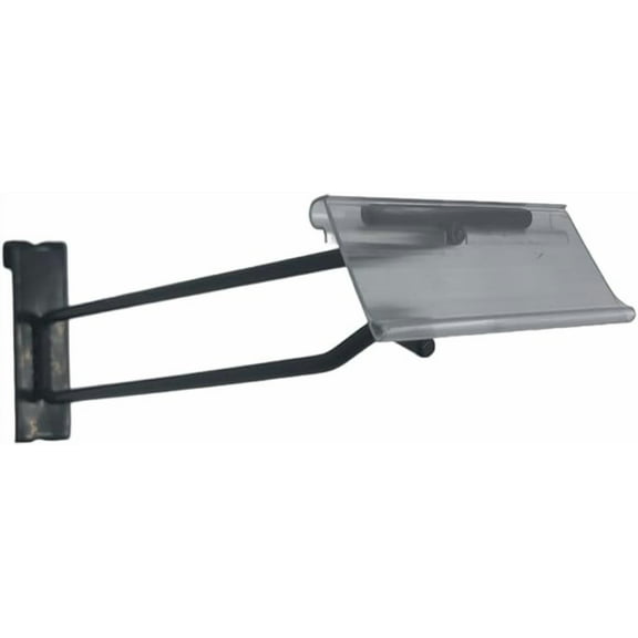 Only Hangers Gridwall Scanner Hooks with Clear Price/Label Holder -6"