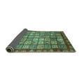 thumbnail image 2 of Ahgly Company Indoor Rectangle Abstract Turquoise Blue Modern Area Rugs, 2' x 4', 2 of 4
