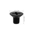thumbnail image 2 of BESTYASH 100Pcs Screws and Nuts Nylon Fastening White Various Applications, 2 of 6