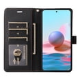 thumbnail image 3 of FOXDOCK Funda tipo Cartera para Xiaomi Redmi Note 10 4G – Cubierta de Cuero PU con Múltiples Ranuras, Bolsillo para Efectivo y Correa de Muñeca, 3 of 6