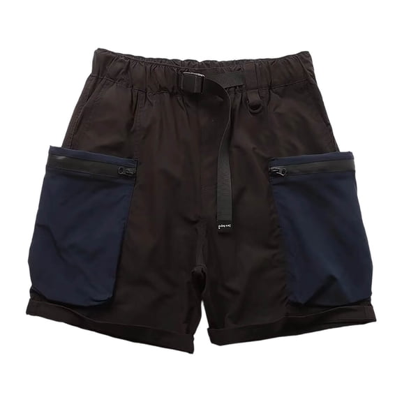 PIMSSY Men Shorts Spring Autumn Outdoor Fashion Casual Style Straight Leg Shorts Everyday Solid Color Summer Male Cozy Bottoms
