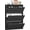 Pearl Black, variant on SENYUM Upgrade Shoe Rack for Closet, 6 Inch Slim Wall Mounted Shoe Cabinet, Narrow Hidden Metal Shoe Storage with 4 Flip Drawers, Tall 57 Inch Steel Organizer Rack for Entryway Hallway Small Spaces
