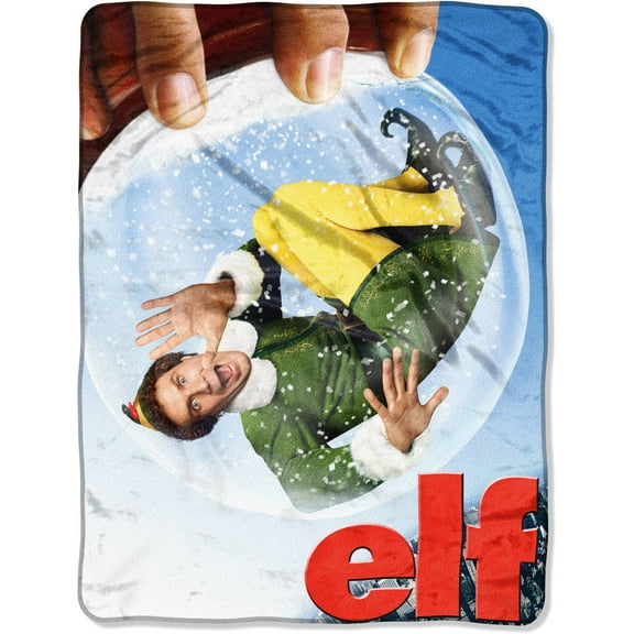 Warner Bros.' Elf "Globe" 46" x 60" Micro Raschel Throw