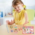 thumbnail image 3 of Handmade Bead Painting Kit for Kids, DIY Gem Art Stickers Set, Cartoon Princess Educational Craft Toy for Beginners, Fun Christmas Gift, 3 of 8