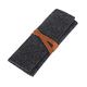 thumbnail image 1 of Organizador de portalápices, organizador de lápices de fieltro para viajes, estuche de almacenamiento de lápices, gris oscuro, 1 of 5
