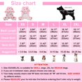 thumbnail image 3 of Dog Pajamas for Small Dogs - Soft Cotton 4-Leg Puppy PJs, Stretchable Breathable Pet Onesie Jumpsuit Sleepwear for Yorkie, Chihuahua, Toy Poodle & Tiny Breeds, Pink Peach XL, 3 of 7