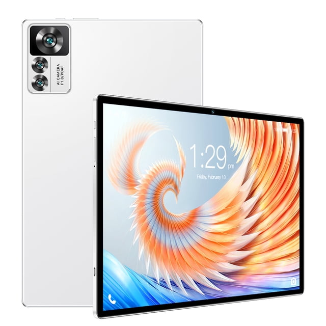 Tarjeta de Memoria para Tablet Pc Compatible con Cámara, 10.1 Pulgadas Android 12 con 256Gb Expandible 4 + 64Gb Dual Sim 8000Mah Batería Wifi Bluetooth Pantalla Hd