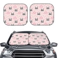 thumbnail image 2 of Balery 2 Piece Cute Cartoon Panda Car Windshield Sun Shade|Foldable Front Windshield Shade for Car Front Window for Most Sedans SUV Truck-Medium, 2 of 7