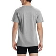 thumbnail image 4 of Indefini Men's Micro Modal Undershirts V-Neck Soft Comfy Slim Fit Tees Short Sleeve Men T-Shirts in 3 Packs, 4 of 6