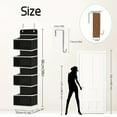 thumbnail image 3 of Door Hanging Organizer, Nursery Closet Baby Storage Cabinet PVC Pocket For Cosmetics,, 3 of 5