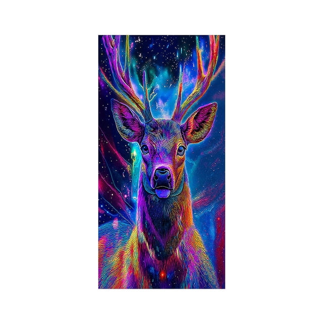 Cheapark Couverture de Porte de Noël Père Noël Phosphorescent & Arbre - Bannière Festive Résistante aux Intempéries pour Décoration de Fête Intérieure Extérieure Maison Vacances 2025