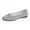 114#Gray, variant on Women’s Black Shoes Comfortable Pointed Toe Slip On Casual Ballet Flats Business Casual Dress Shoes Nude Flat