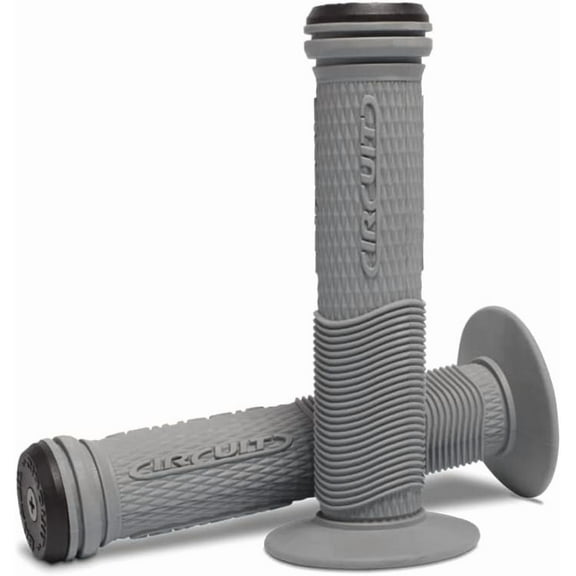 Titanium Bike Grips – 5.7in, Gray – Circuit