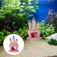 thumbnail image 4 of Shisuyan Aquarium Landscaping Castle Fish Tank Castle Decoration Fish Hidden Cave Cartoon Castle Model, 4 of 8