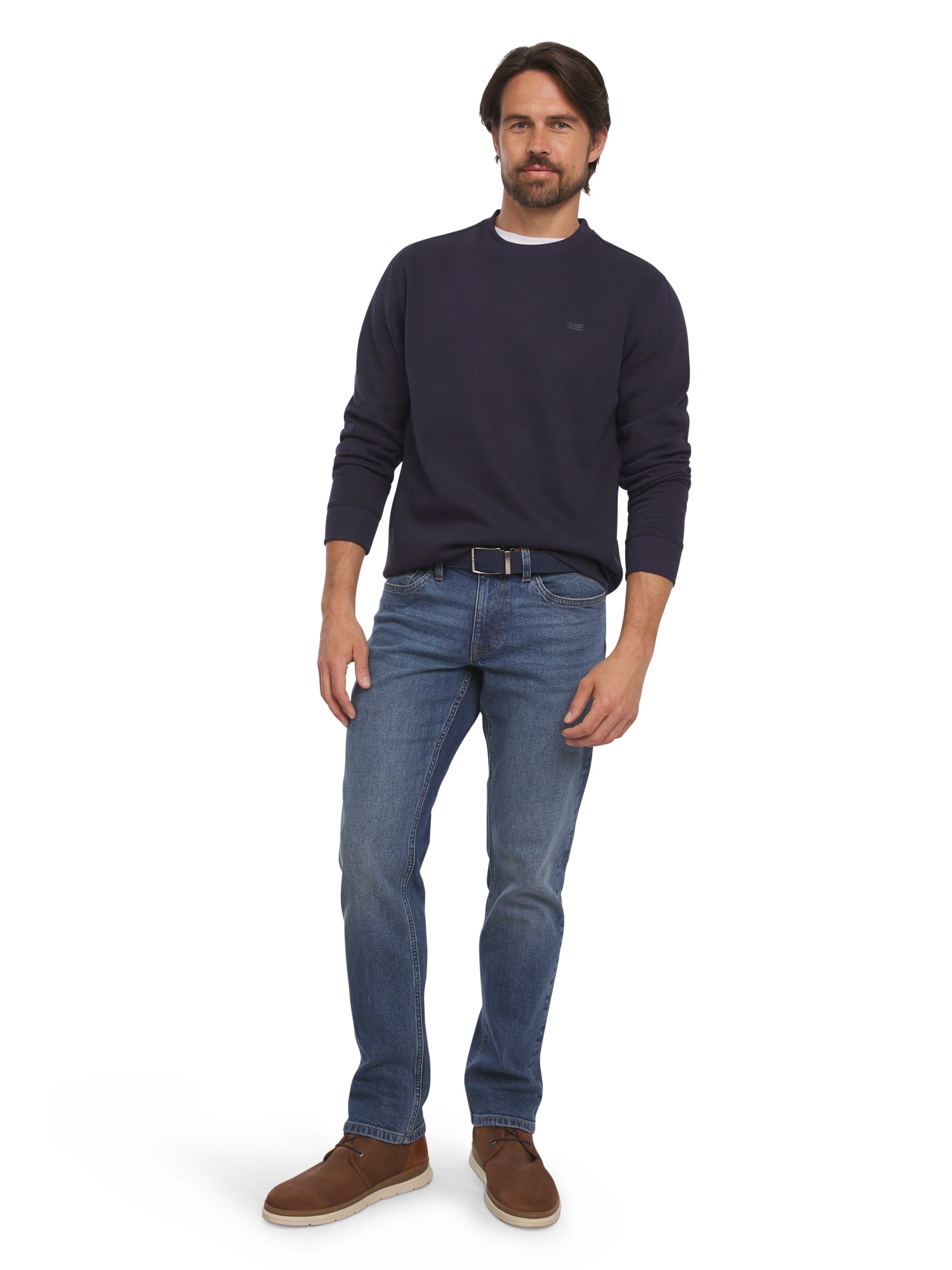 Chaps Men's & Big Men's Everyday Fleece Crewneck Sweatshirt, Sizes S-2XL