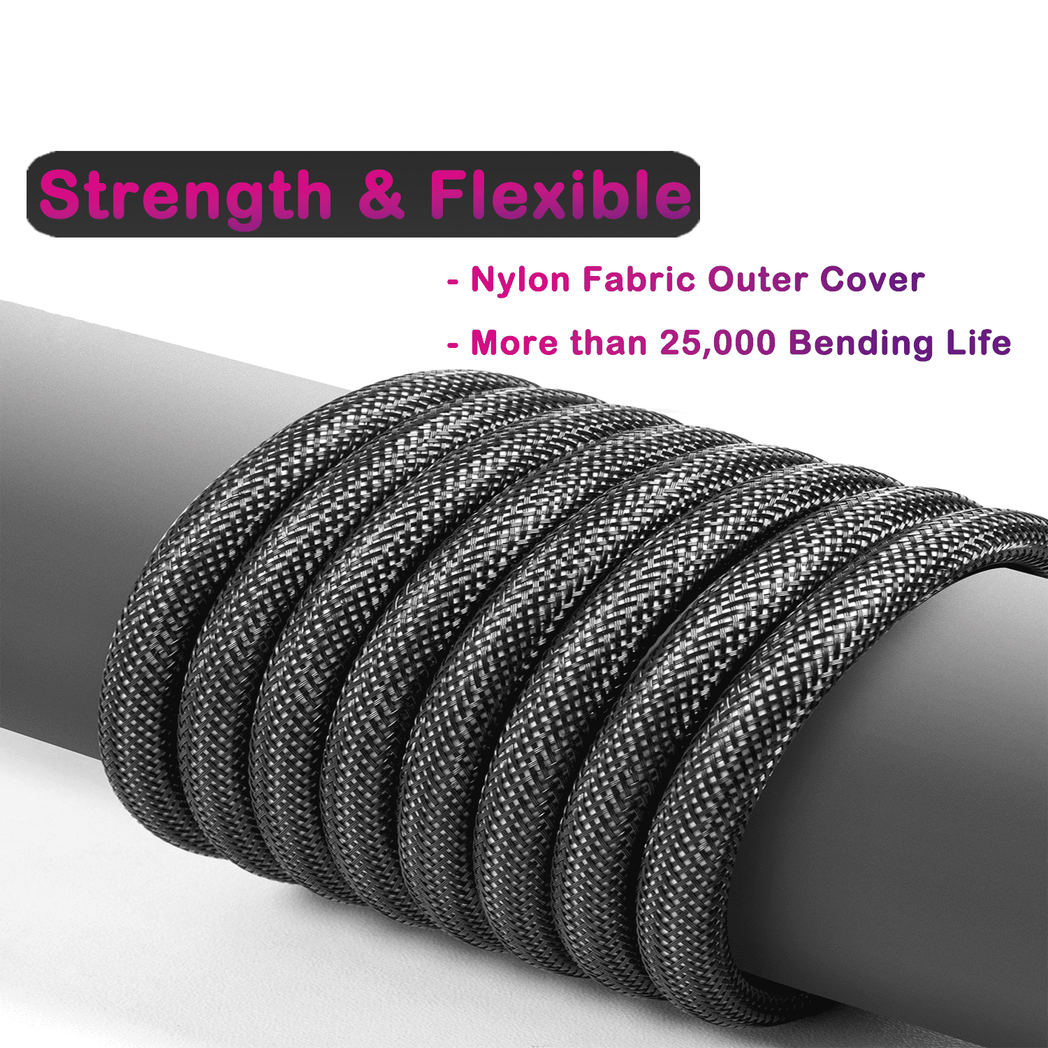 1 Pack 6.56FT XLR to Banana Speaker Cable, XLR3 Male to 2 Male Banana Plugs XLR Cable, OFC 12AWG wire, Heavy Duty Nylon Braided Cover, for XLR to Speaker Power Amplifier(Black/2M)