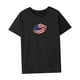 thumbnail image 4 of Camiseta de mujer de verano transpirable suave cuello redondo para vacaciones de camping en la calle XL, 4 of 7