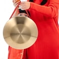 thumbnail image 4 of MasteelfCA 1 Ensemble d'Instruments de Percussion Traditionnels Gong Chinois avec Marteau (Rouge), 4 of 8