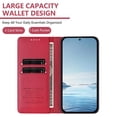 thumbnail image 3 of Leather For Google Pixel 10 Pro XL / Pixel 9 Pro XL, RFID Blocking Protection, Playful Cats Embossed Flip Wallet Leather Case With Card Holder Magnetic Closure  Phone Cases Cover,Red, 3 of 7
