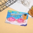thumbnail image 3 of Gafas de natación planas con lentes HD multicolor, clip nasal opcional, tapones para los oídos, diadema ajustable para hombres y mujeres adultos., 3 of 3