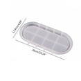 thumbnail image 5 of LICEWO Coaster Molds Cup Pad Molds Epoxy Resin Molds Oval Shaped Silicone Material, 5 of 6