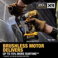 thumbnail image 3 of Taladro percutor DEWALT 20V MAX XR sin escobillas de 3 velocidades DCD996B, 3 of 9