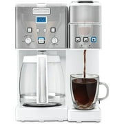 Cuisinart Coffee Center 12-Cup Coffee Maker & Single-Serve Brewer |White
