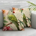 thumbnail image 3 of Qinduosi Spring Pillow Covers of Green Decorative Throw Pillow Covers Floral Bird Butterfly Farmhouse Cushion Cases for Sofa Couch Living Room Outdoor White, 3 of 5