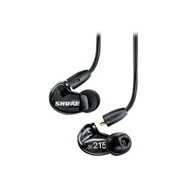 Shure Sound SE215 Isolation - Sound Isolation - Écouteurs - Intra-Auriculaires - Filaire - jack 3,5 mm - Noir