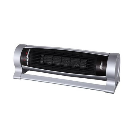 Hunter Hph15-E Silver Vertical and Horizontal Oscillating Digital Ceramic Heater with Remote, Silver