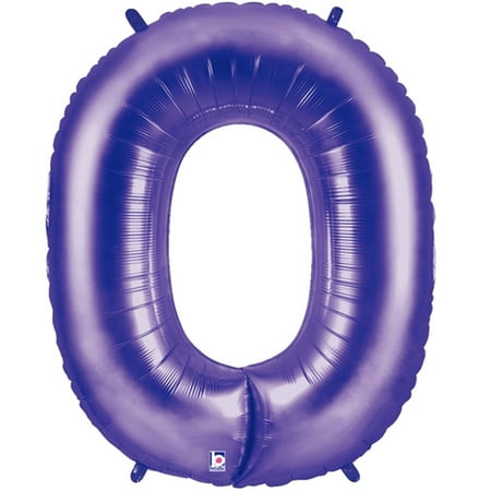 - Giant Purple Number 0 Foil Balloon 40